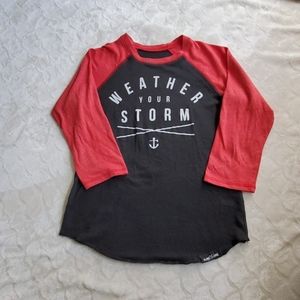 Flag nor fail 3/4 sleeve Henley